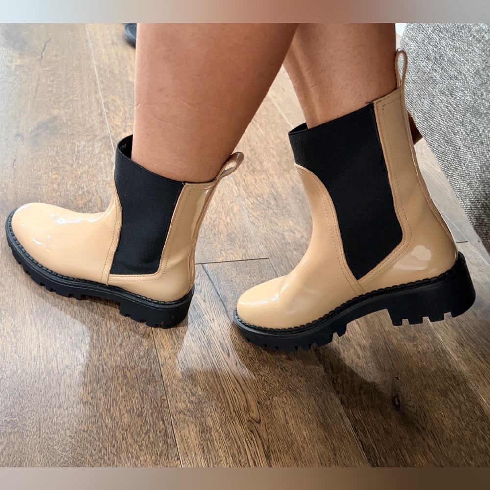 Tan boots